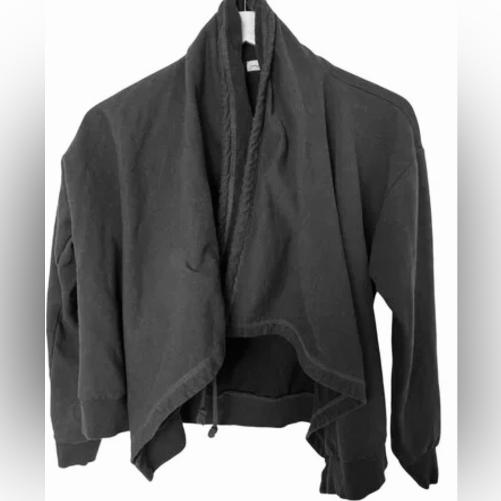 Young Fabulous & Broke Black Open drawstring Cape Jacket